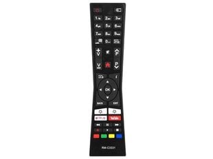 Пульт дистанционного управления для TV LCD / LED / JVC / VESTEL / HYUNDAI RM-C3331 NETFLIX / YOUTUBE Lamex LXP3331  цена и информация | Аксессуары для Smart TV | hansapost.ee