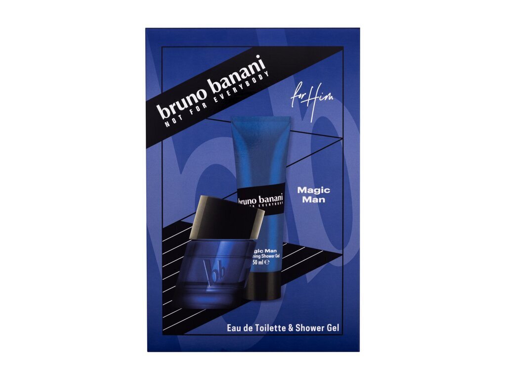 Komplekt Bruno Banani Magic meestele: tualettvesi EDT, 30 ml + dušigeel, 50 ml hind ja info | Parfüümid meestele | hansapost.ee