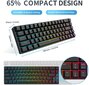 Royal Kludge RK G68 Red Switches hind ja info | Klaviatuurid | hansapost.ee