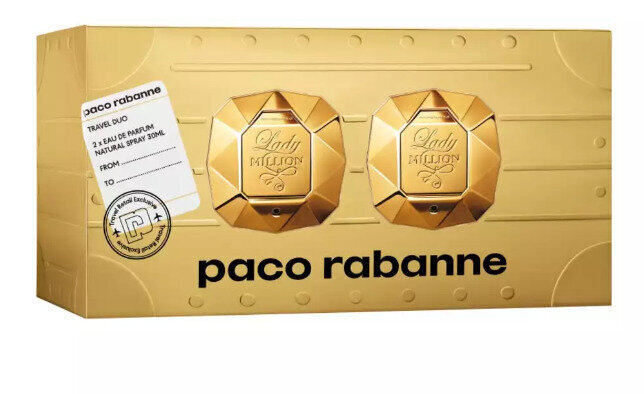 Parfüüm naistele Paco Rabanne Lady Million Edp, 2 x 30 ml цена и информация | Parfüümid naistele | hansapost.ee