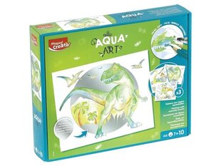 Piltide värvimise komplekt Maped Creativ Aqua Art Dinosaurus hind ja info | Arendavad laste mänguasjad | hansapost.ee