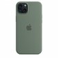 Apple iPhone 15 Plus Silicone Case with MagSafe - Cypress MT183ZM/A цена и информация | Telefonide kaitsekaaned ja -ümbrised | hansapost.ee