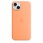 Apple iPhone 15 Plus Silicone Case with MagSafe - Orange Sorbet MT173ZM/A hind ja info | Telefonide kaitsekaaned ja -ümbrised | hansapost.ee