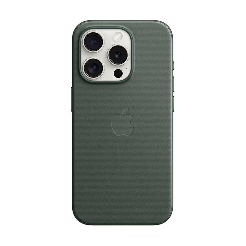 Apple iPhone 15 Pro FineWoven Case with MagSafe - Evergreen MT4U3ZM/A hind ja info | Telefonide kaitsekaaned ja -ümbrised | hansapost.ee