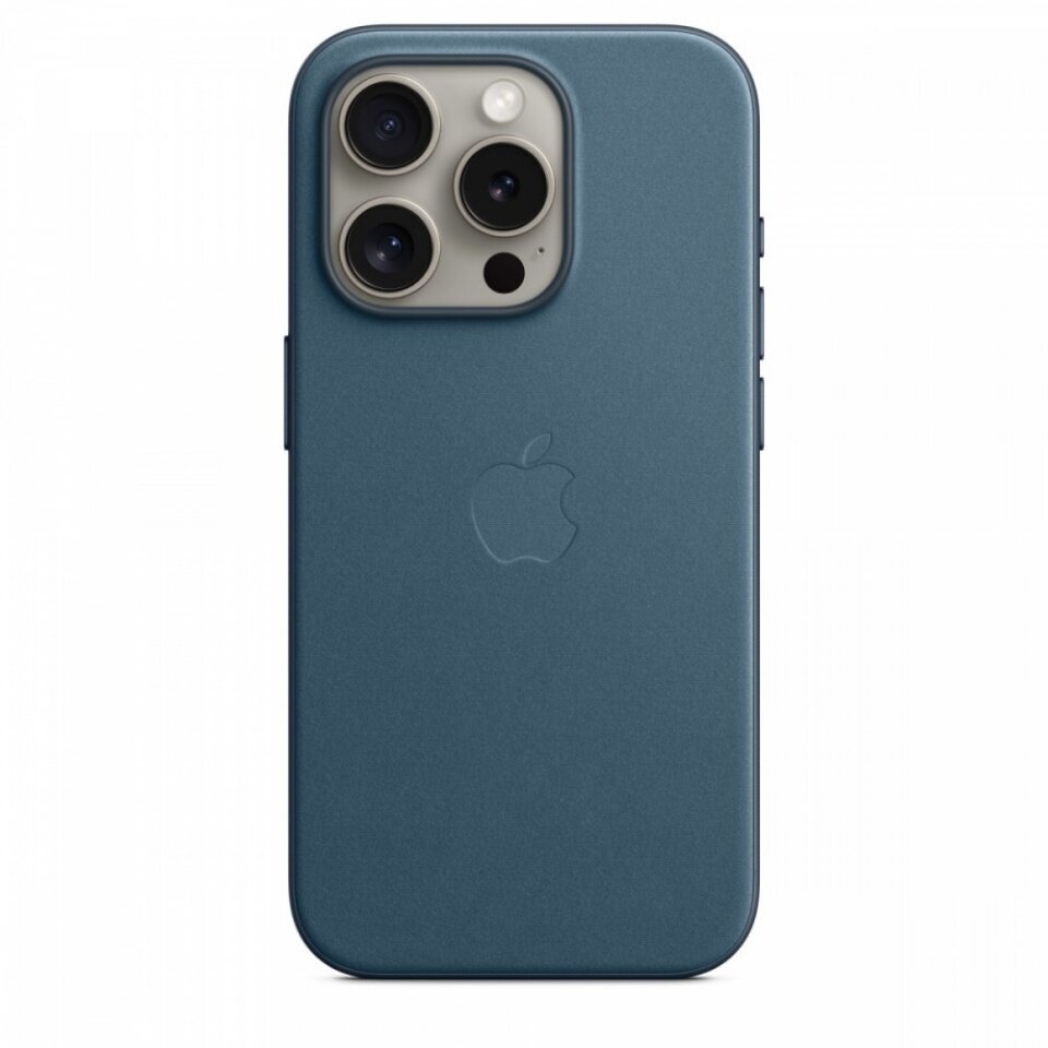 Apple iPhone 15 Pro FineWoven Case with MagSafe - Pacific Blue MT4Q3ZM/A цена и информация | Telefonide kaitsekaaned ja -ümbrised | hansapost.ee