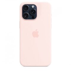 Apple iPhone 15 Pro Max Silicone Case with MagSafe - Light Pink MT1U3ZM/A hind ja info | Telefonide kaitsekaaned ja -ümbrised | hansapost.ee