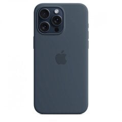 Apple iPhone 15 Pro Max Silicone Case with MagSafe - Storm Blue MT1P3ZM/A цена и информация | Чехлы для телефонов | hansapost.ee