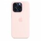 Apple iPhone 15 Pro Silicone Case with MagSafe - Light Pink MT1F3ZM/A цена и информация | Telefonide kaitsekaaned ja -ümbrised | hansapost.ee