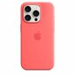 Apple iPhone 15 Pro Silicone Case with MagSafe - Orange Sorbet MT1H3ZM/A цена и информация | Telefonide kaitsekaaned ja -ümbrised | hansapost.ee