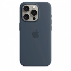 Apple iPhone 15 Pro Silicone Case with MagSafe - Storm Blue MT1D3ZM/A цена и информация | Чехлы для телефонов | hansapost.ee