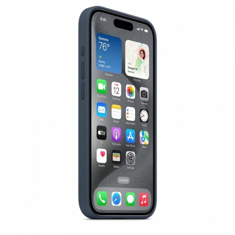 Apple Silicone Case MagSafe MT1D3ZM/A Storm Blue цена и информация | Telefonide kaitsekaaned ja -ümbrised | hansapost.ee