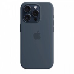 Apple iPhone 15 Pro Silicone Case with MagSafe - Storm Blue MT1D3ZM/A цена и информация | Чехлы для телефонов | hansapost.ee