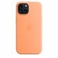 Apple iPhone 15 Silicone Case with MagSafe - Orange Sorbet MT0W3ZM/A hind ja info | Telefonide kaitsekaaned ja -ümbrised | hansapost.ee