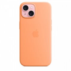 Apple iPhone 15 Silicone Case with MagSafe - Orange Sorbet MT0W3ZM/A hind ja info | Telefonide kaitsekaaned ja -ümbrised | hansapost.ee