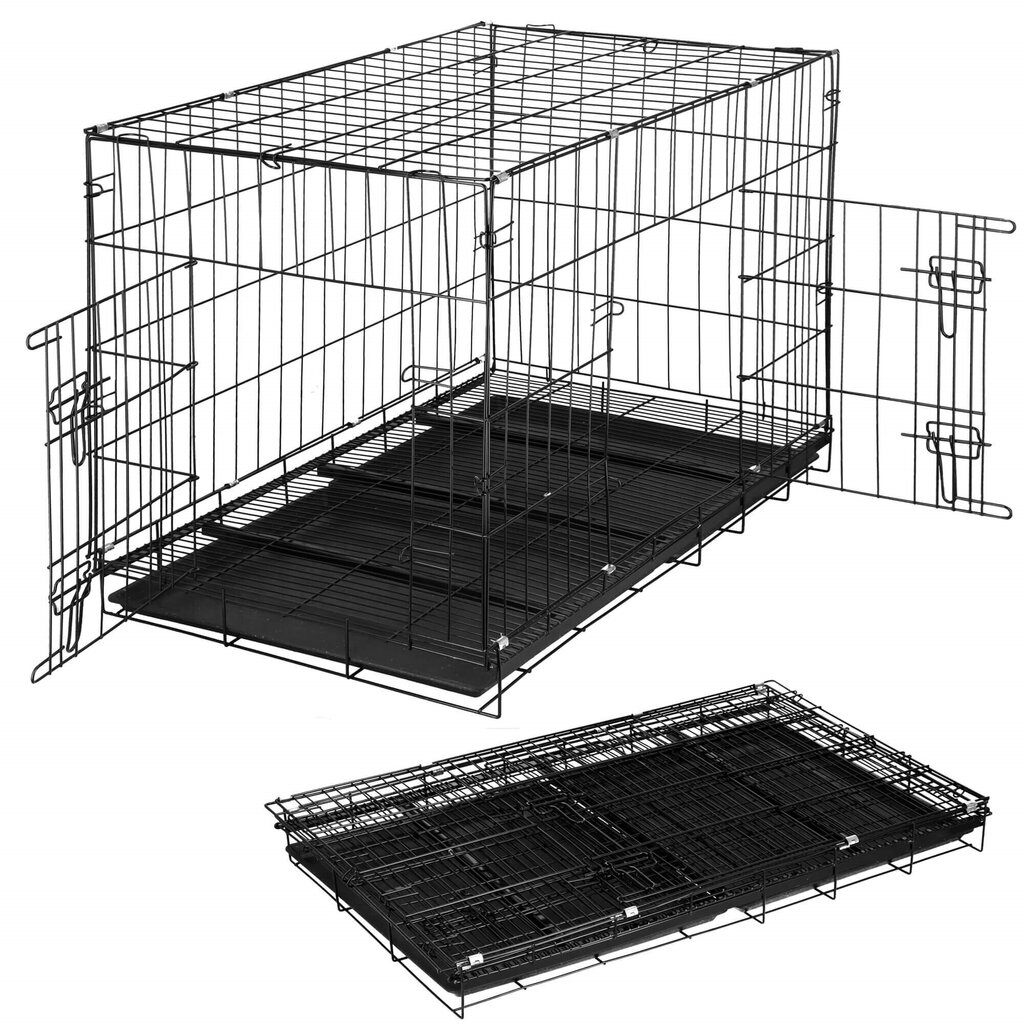 Puur koertele Springos, 100x60x70 cm цена и информация | Transpordipuurid, -kotid ja aedikud | hansapost.ee