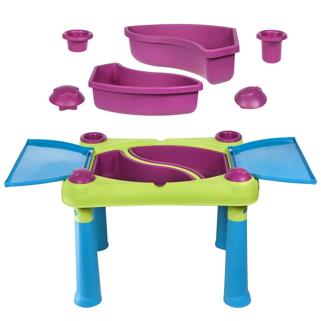 Laste mängulaud Creative Fun Table, roheline/lilla hind ja info | Lauad ja toolid lastele | hansapost.ee