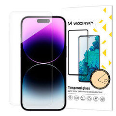 Закаленное стекло для iPhone 15 Wozinsky Tempered Glass цена и информация | Защитные пленки для телефонов | hansapost.ee