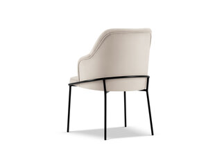 Кресло Cosmopolitan Design Sandrine, бежевый/черный цвет цена и информация | Стулья для кухни и столовой | hansapost.ee