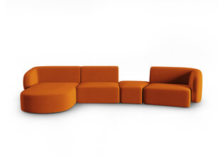 Pehme nurgadiivan Milo Casa Paolo, oranž price and information | Corner sofas and corner sofa beds | hansapost.ee