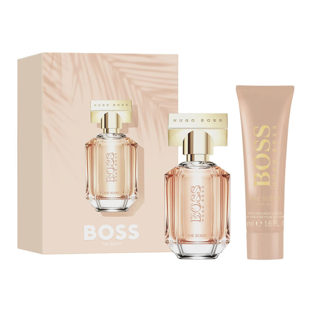 Hugo Boss The Scent kinkekomplekt naistele: parfüümvesi EDP, 30 ml + kehakreem, 50 ml цена и информация | Parfüümid naistele | hansapost.ee