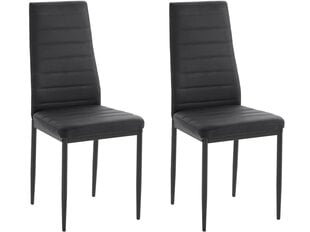Комплект из 2-х стульев Notio Living Sally, черный цена и информация | Стулья для кухни и столовой | hansapost.ee