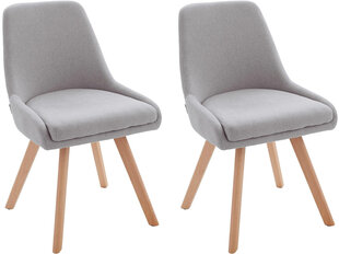 Комплект из 2-х стульев Notio Living Rafi, серый цена и информация | Стулья для кухни и столовой | hansapost.ee