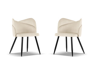 Toolide komplekt Cosmopolitan Design Santana, beež, 2 tooli hind ja info | Köögitoolid, söögitoolid | hansapost.ee