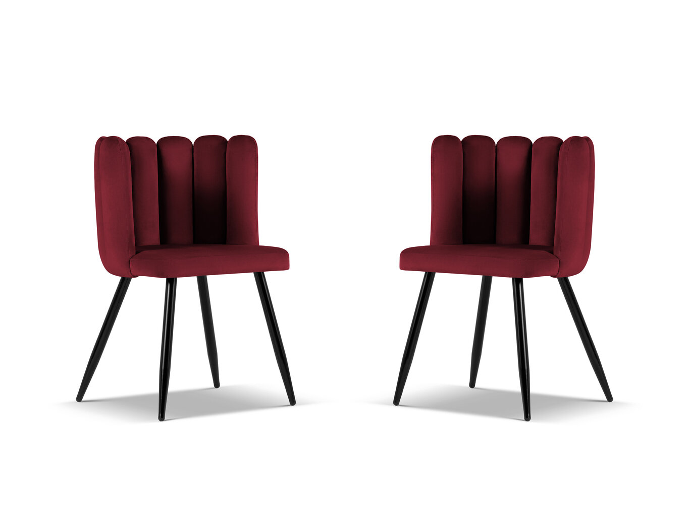 Toolide komplekt Cosmopolitan Design Evora, punane, 2 tooli цена и информация | Köögitoolid, söögitoolid | hansapost.ee