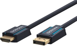 Clicktronic DisplayPort HDMI, Active, 7,5 m цена и информация | Кабели и провода | hansapost.ee