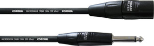 Cordial Silver Line 6.3 mm male - XLR male, 7.5 m цена и информация | Кабели и провода | hansapost.ee