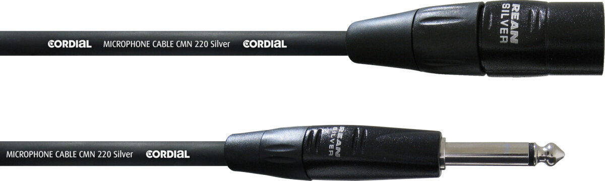 Cordial Silver Line, Aux 6.3 mm/XLR, 7.5 m hind ja info | Juhtmed ja kaablid | hansapost.ee