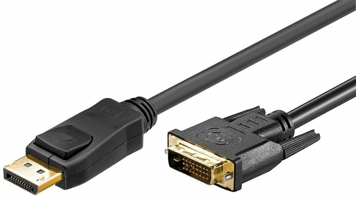 Goobay DisplayPort/DVI-D Dual Link, 1 m hind ja info | Juhtmed ja kaablid | hansapost.ee