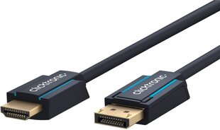 Clicktronic, DP/HDMI, 5 m цена и информация | Кабели и провода | hansapost.ee