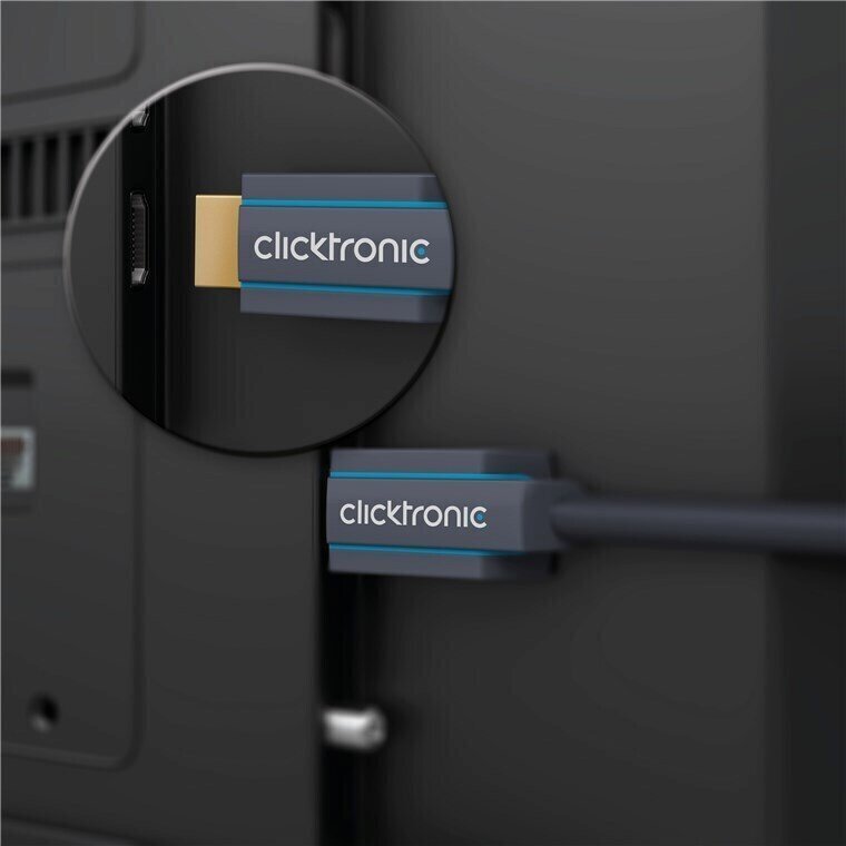 Clicktronic, HDMI, 25 m hind ja info | Juhtmed ja kaablid | hansapost.ee