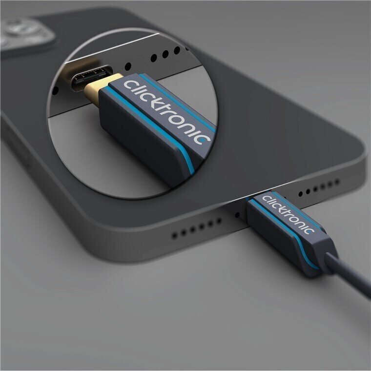 Clicktronic, USB-C/HDMI, 1 m цена и информация | Juhtmed ja kaablid | hansapost.ee