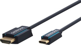 Clicktronic, USB-C/HDMI, 1 m price and information | Juhtmed ja kaablid | hansapost.ee