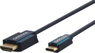 Clicktronic, USB-C/HDMI, 3 m hind ja info | Juhtmed ja kaablid | hansapost.ee