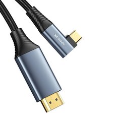 USB Cable Type-C | HDMI | 4K | 2m Joyroom SY-20C1 (gray) цена и информация | Кабели и провода | hansapost.ee