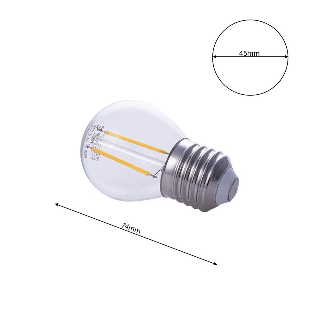 LED hõõgpirn Eko-Light, E27, 250 lm, 2700 K, 1 tk. hind ja info | Lambipirnid ja LED-pirnid | hansapost.ee