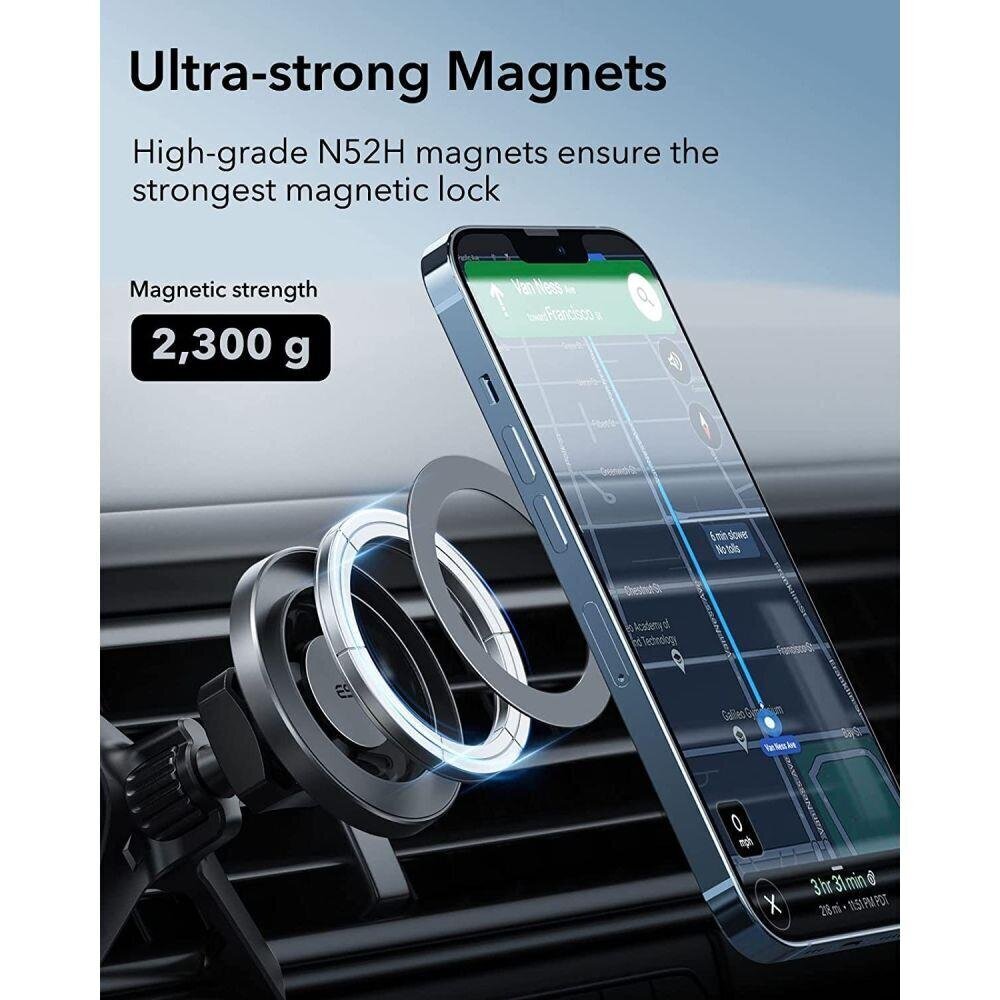 Держатель для телефона Car holder ESR HaloLock Magnetic (grey) цена |  hansapost.ee