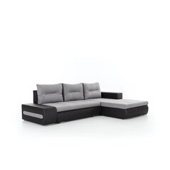 Parempoolne nurgadiivan Eltap Ottavio, hall/must price and information | Corner sofas and corner sofa beds | hansapost.ee