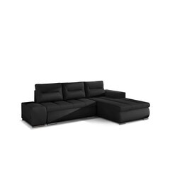 Parempoolne nurgadiivan Eltap Ottavio, must price and information | Corner sofas and corner sofa beds | hansapost.ee