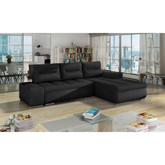 Parempoolne nurgadiivan Eltap Ottavio, must price and information | Corner sofas and corner sofa beds | hansapost.ee