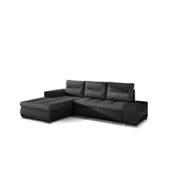 Vasakpoolne nurgadiivan Eltap Ottavio, hall/must price and information | Corner sofas and corner sofa beds | hansapost.ee