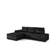 Vasakpoolne nurgadiivan Eltap Ottavio, must price and information | Corner sofas and corner sofa beds | hansapost.ee