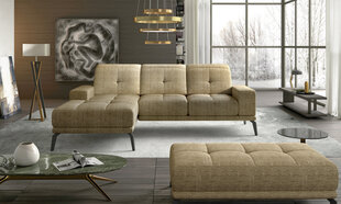 Левый угловой диван и пуфик Eltap Torrense, светло-коричневый цвет цена и информация | Угловые диваны | hansapost.ee