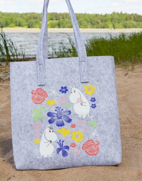 Muurla Tote bag Flowers 40x40cm цена и информация | Poekotid | hansapost.ee