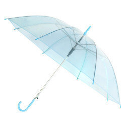 Vihmavari BQ13B, läbipaistev sinine hind ja info | Vihmavarjud naistele | hansapost.ee