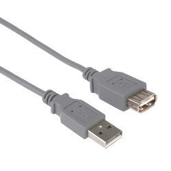 PremiumCord USB 2.0 Extension Cable, A-A, 0.5m, hall hind ja info | USB adapterid ja jagajad | hansapost.ee