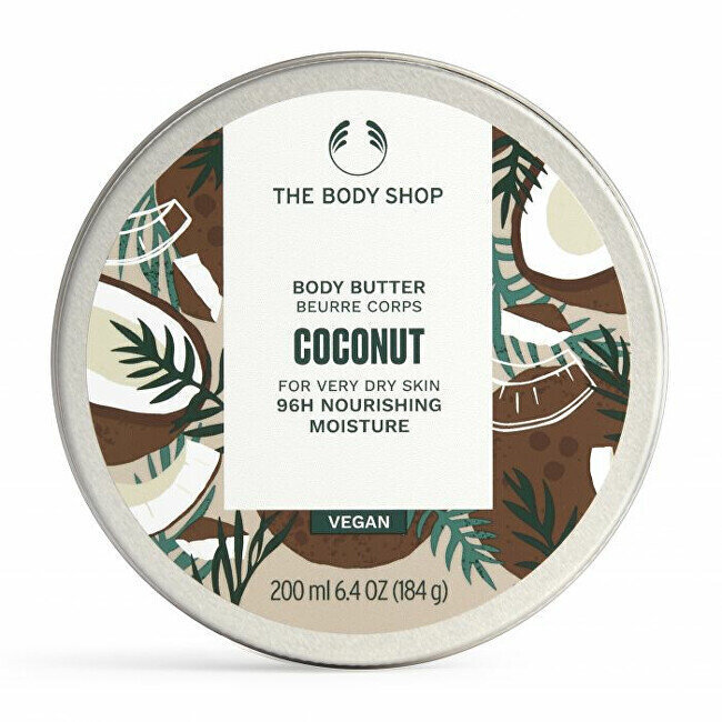 Kehavõi kuivale nahale The Body Shop Coconut Body Butter, 200 ml hind ja info | Kehakreemid, kehaõlid ja losjoonid | hansapost.ee